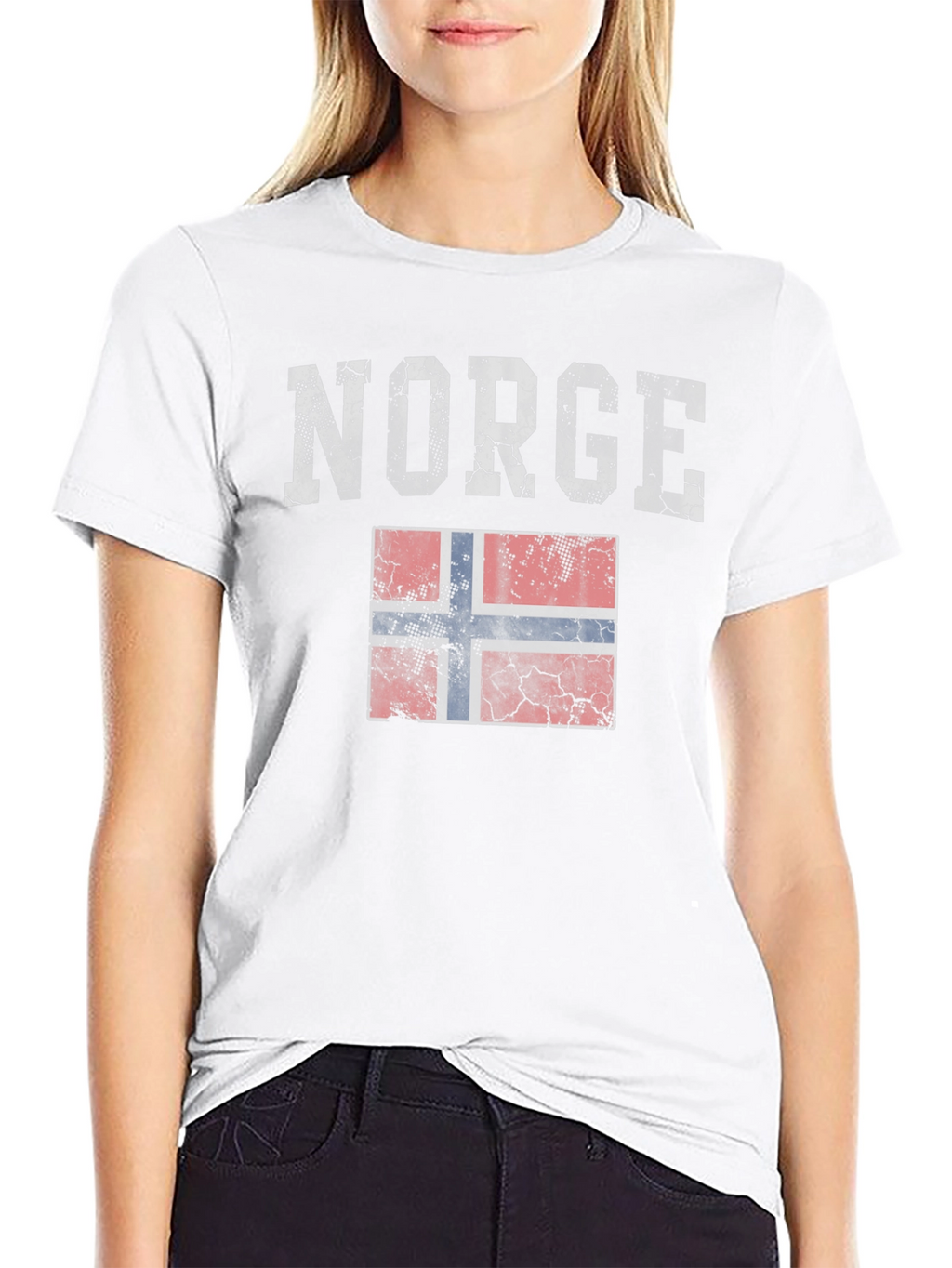 Norway Flag T-Shirt - Distressed Norge Tee