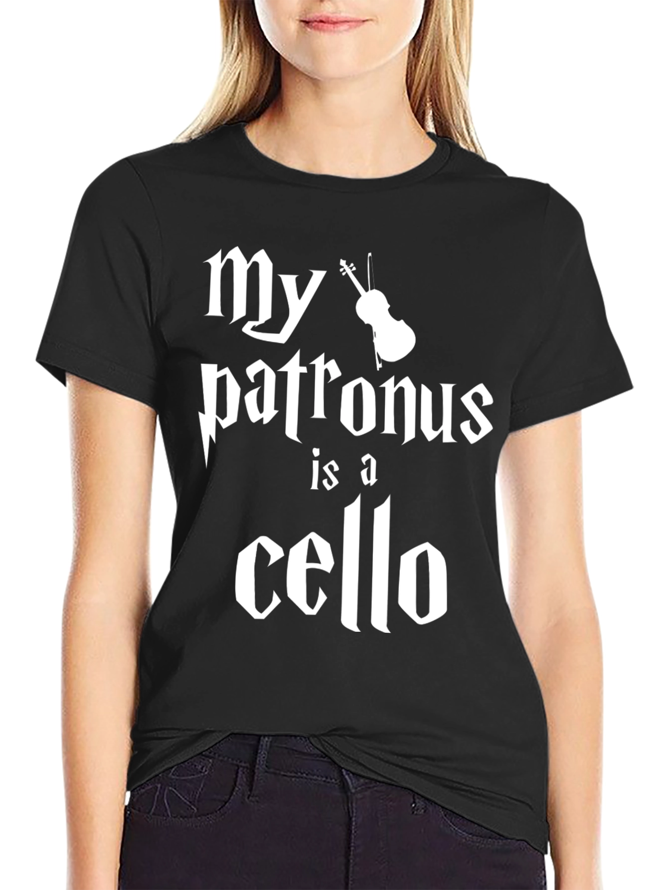 My Patronus is a Cello T-Shirt - Music Lover Tee