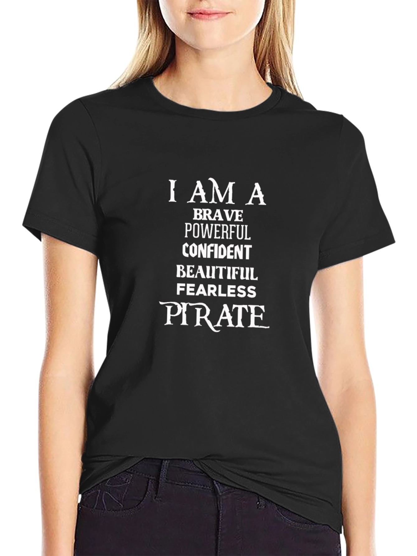 Brave Powerful Pirate Graphic Tee