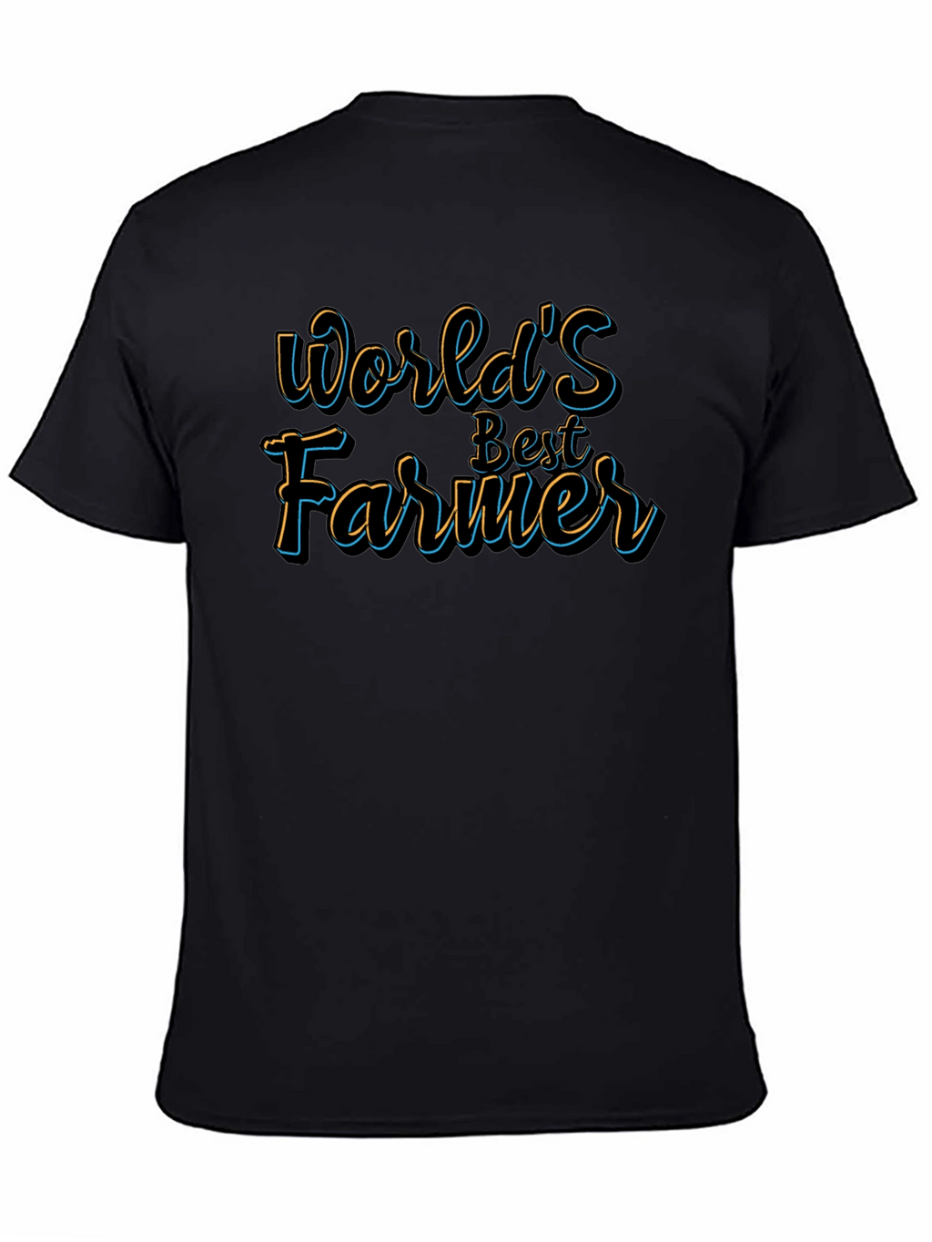 Worlds Best Farmer T-Shirt - Black
