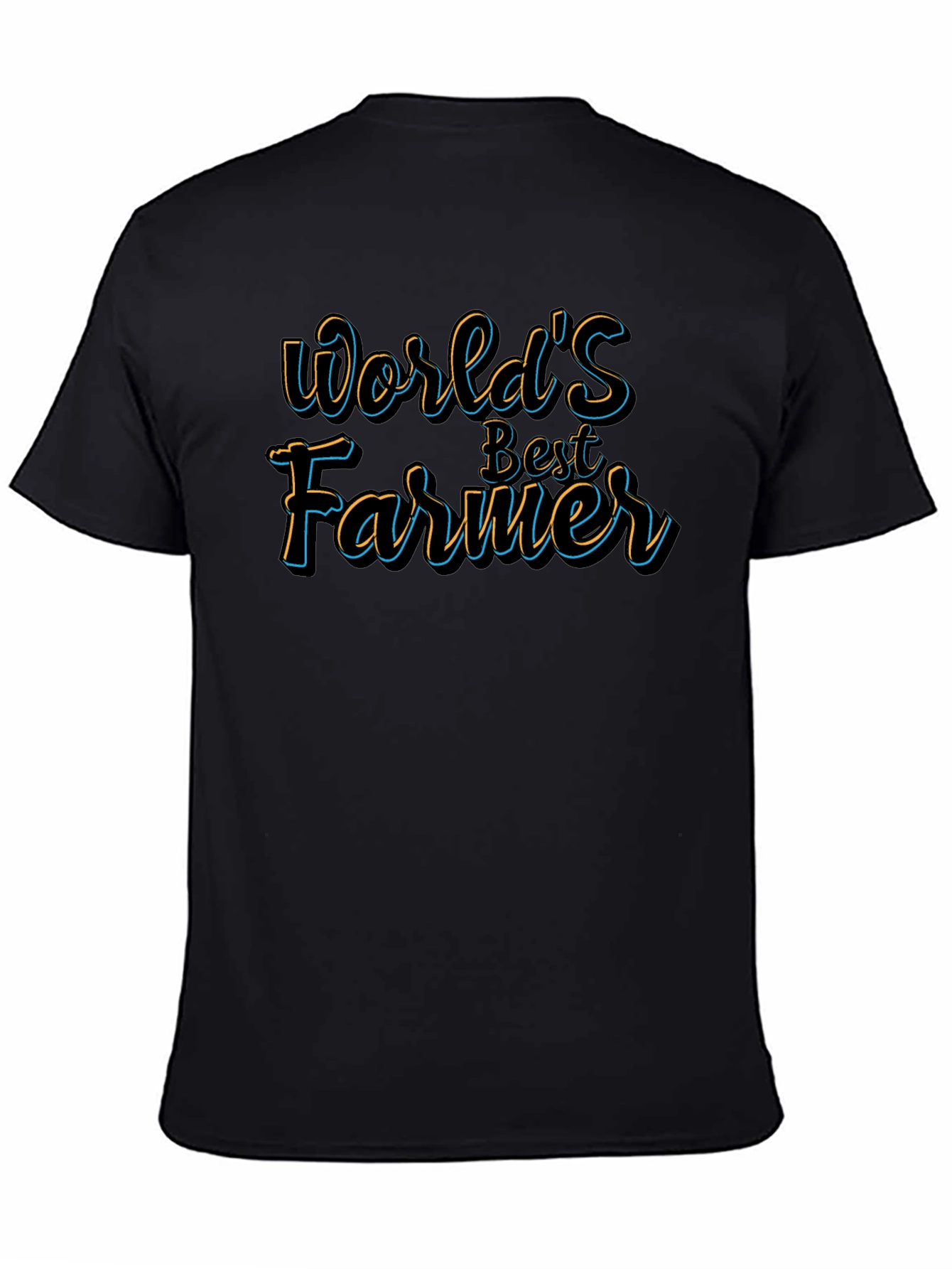 Worlds Best Farmer T-Shirt - Black
