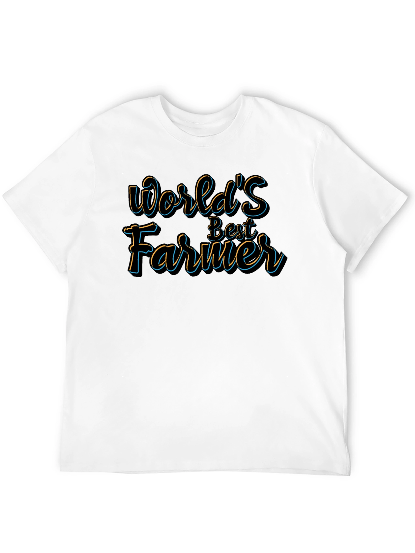 Worlds Best Farmer T-Shirt - Black