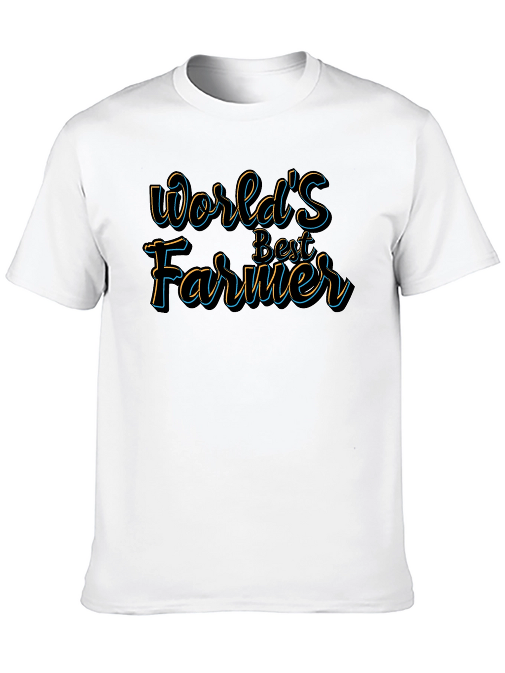 Worlds Best Farmer T-Shirt - Black