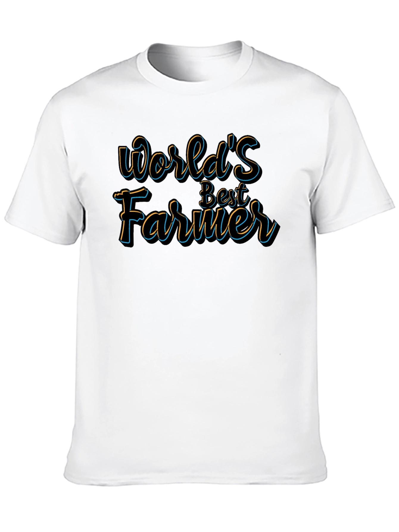 Worlds Best Farmer T-Shirt - Black