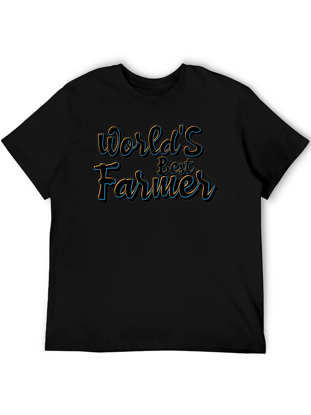Worlds Best Farmer T-Shirt - Black