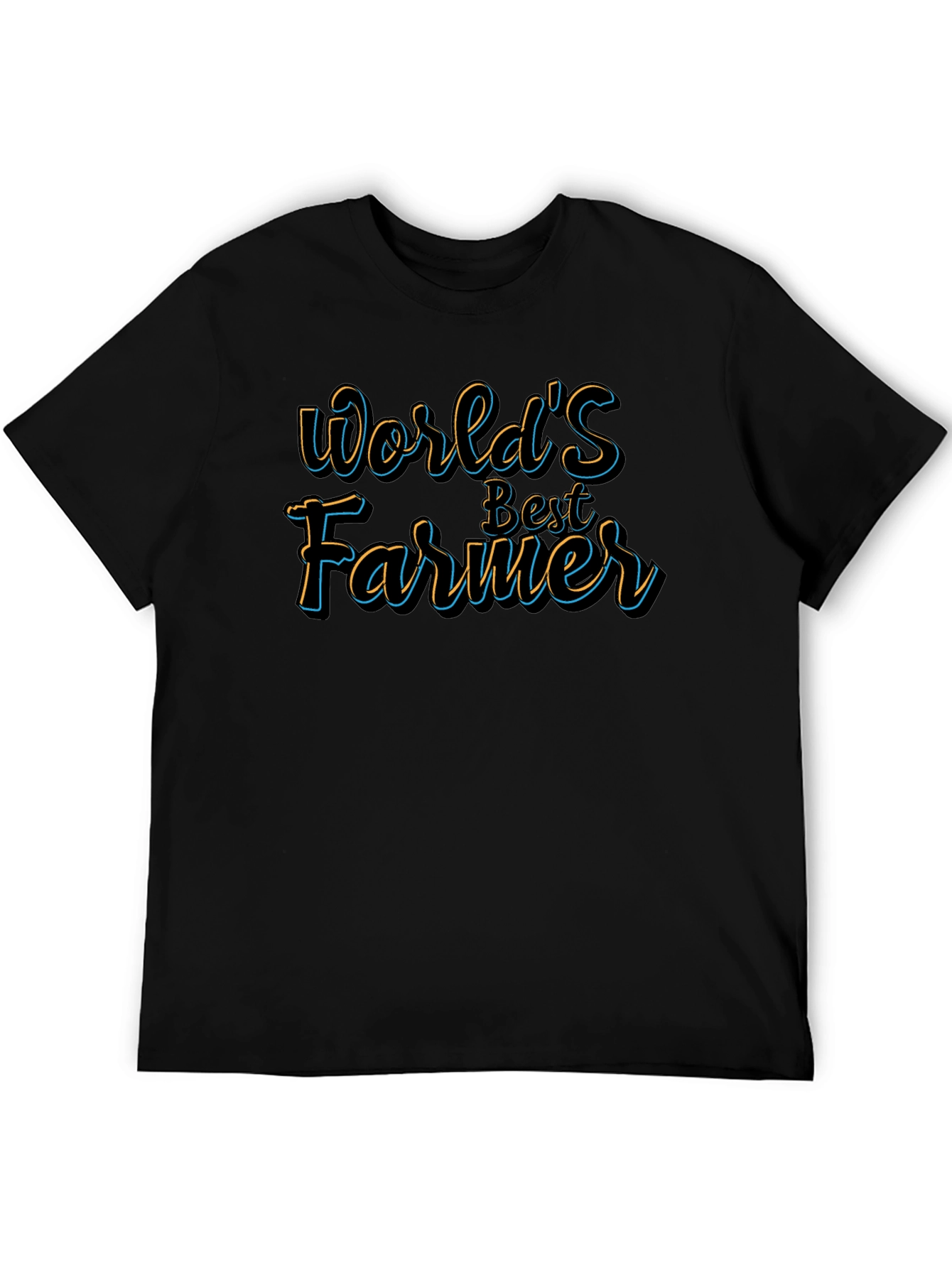 Worlds Best Farmer T-Shirt - Black