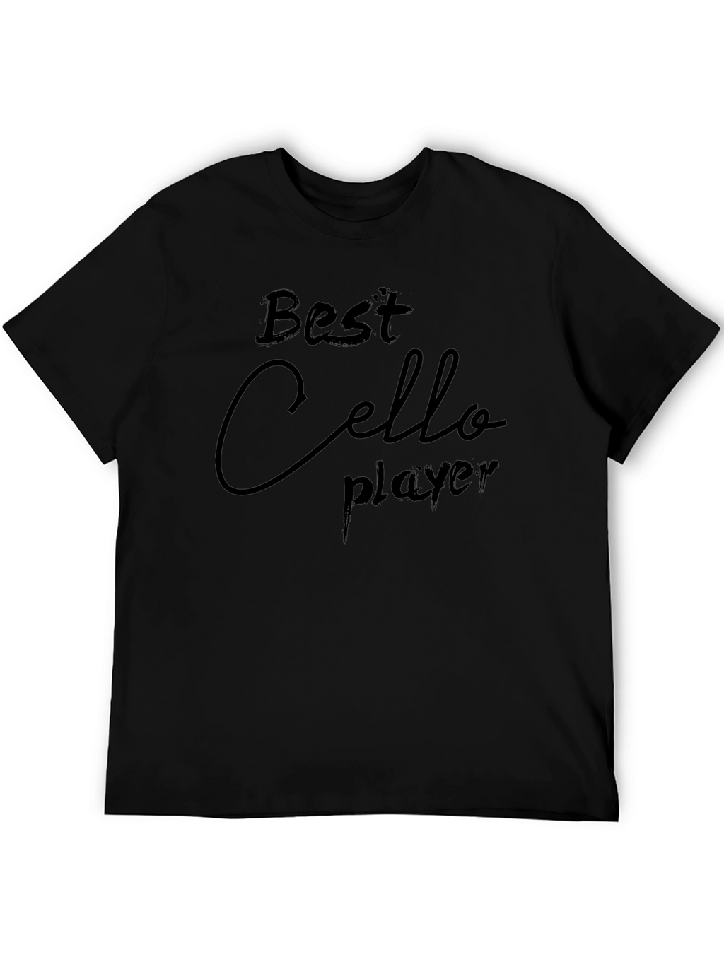 Best Cello Player Graphic Tee - Black