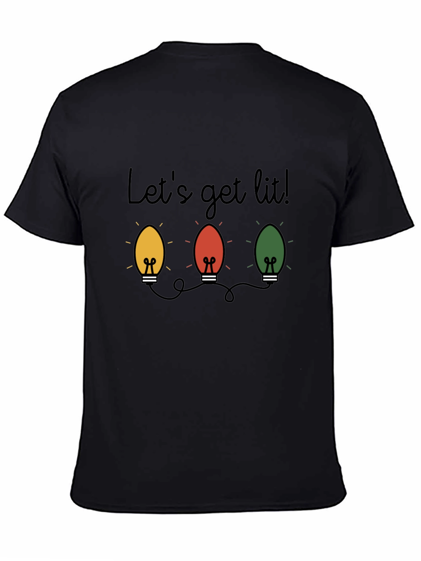 Lets Get Lit Christmas Lights T-Shirt