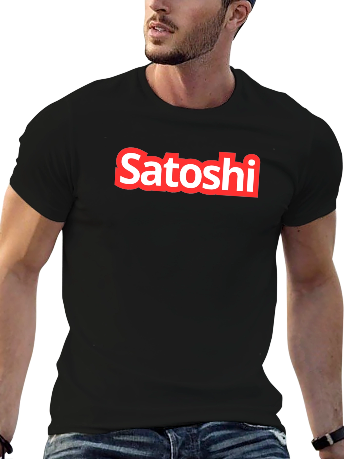 Satoshi Black T-Shirt - Crypto Fashion