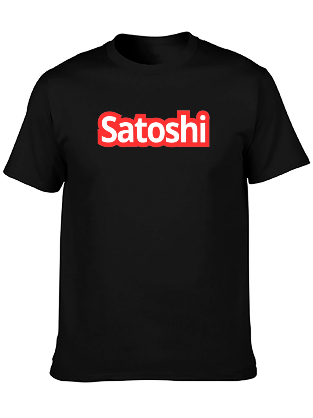 Satoshi Black T-Shirt - Crypto Fashion