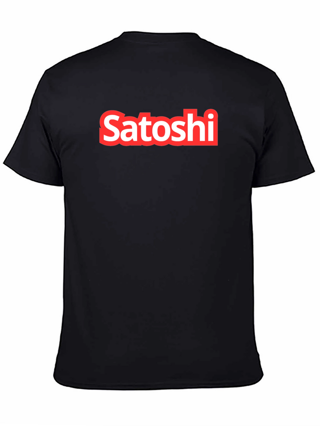 Satoshi Black T-Shirt - Crypto Fashion