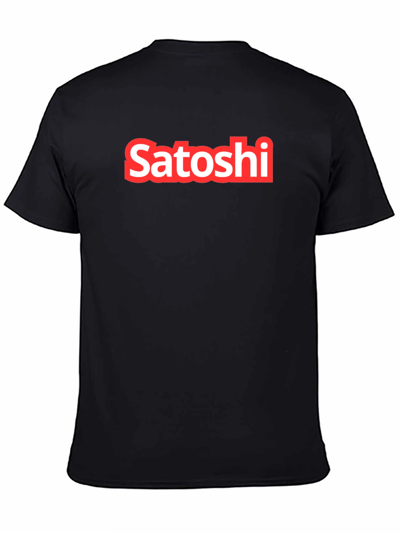 Satoshi Black T-Shirt - Crypto Fashion