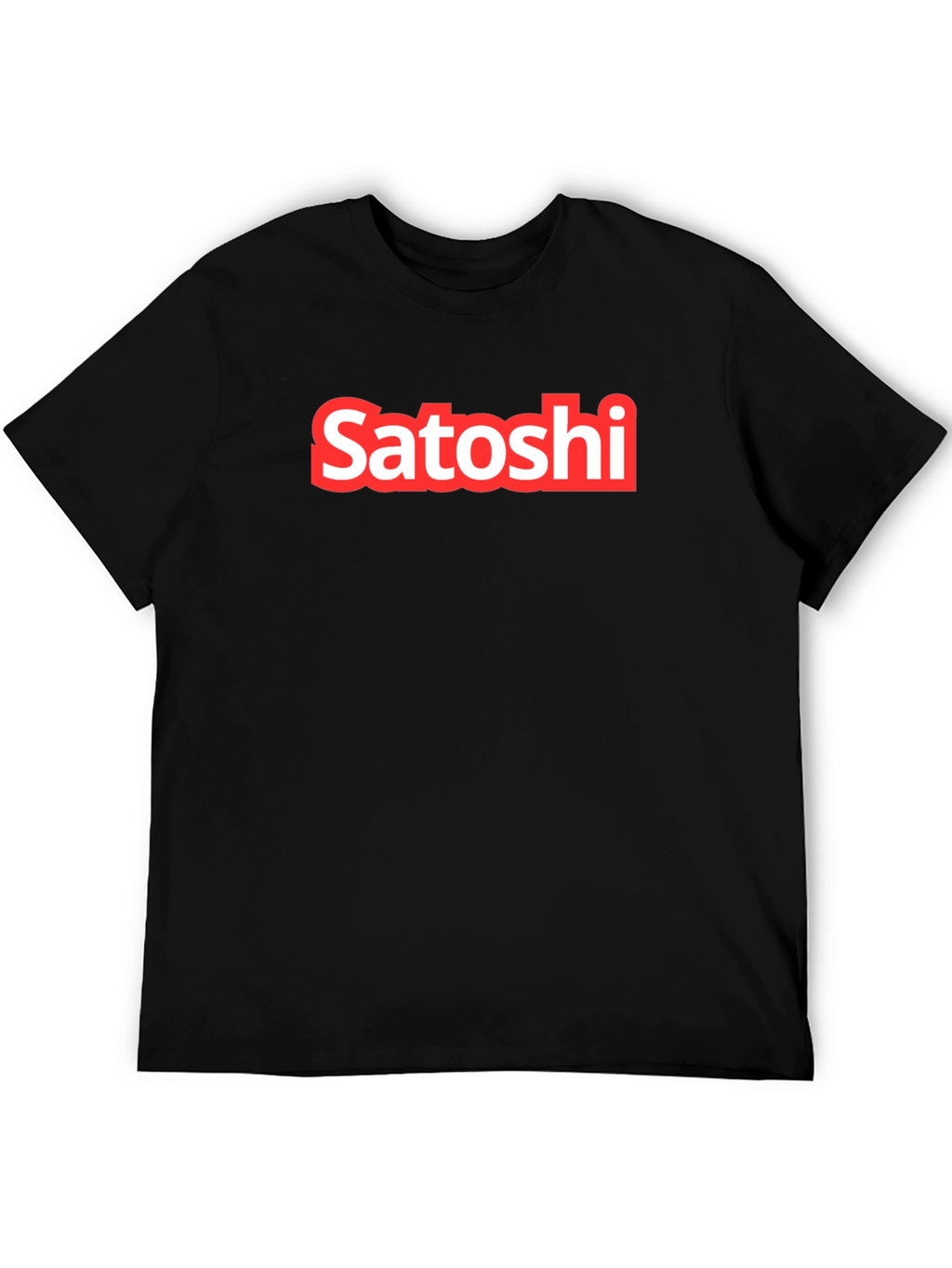 Satoshi Black T-Shirt - Crypto Fashion