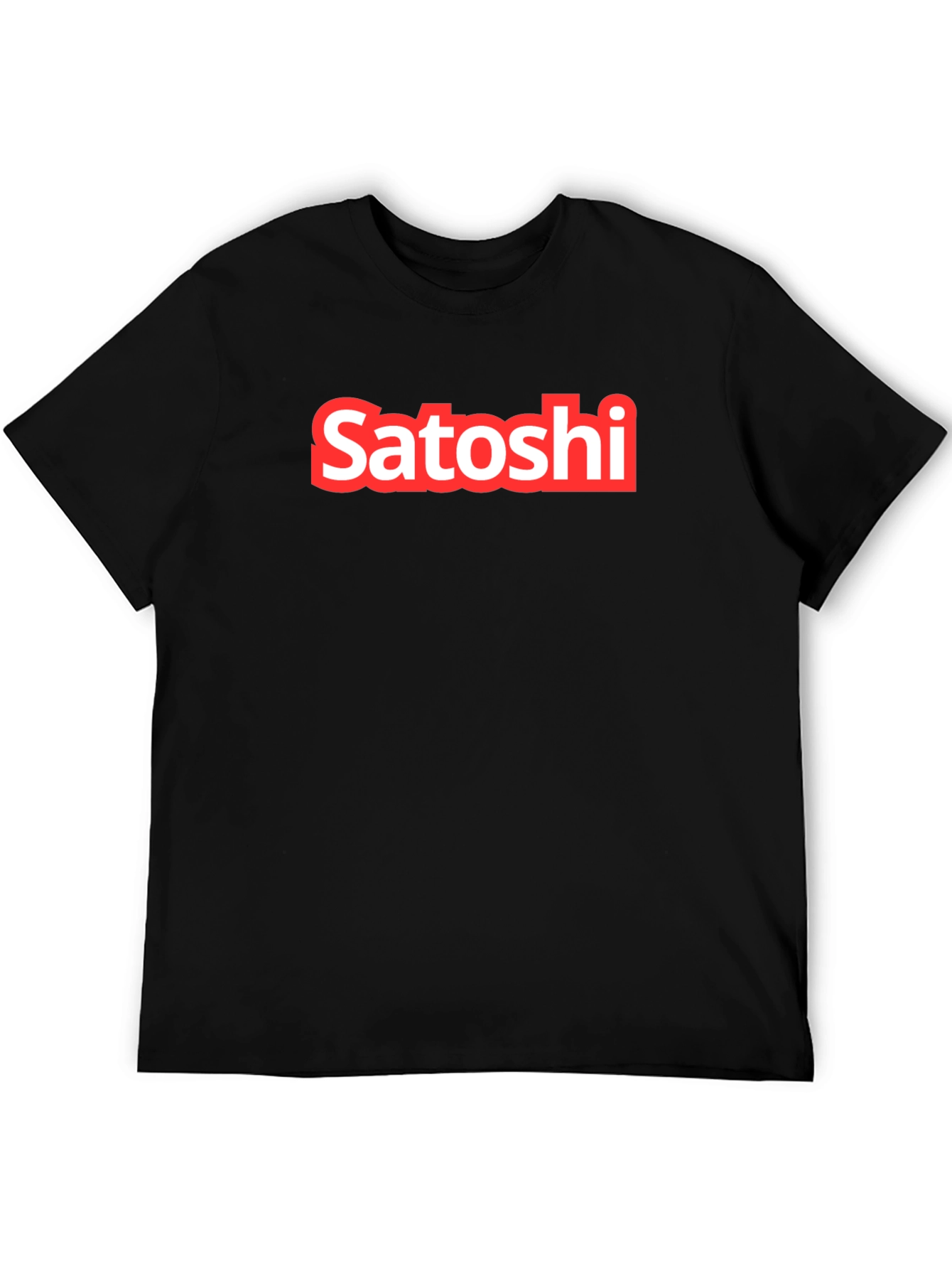 Satoshi Black T-Shirt - Crypto Fashion
