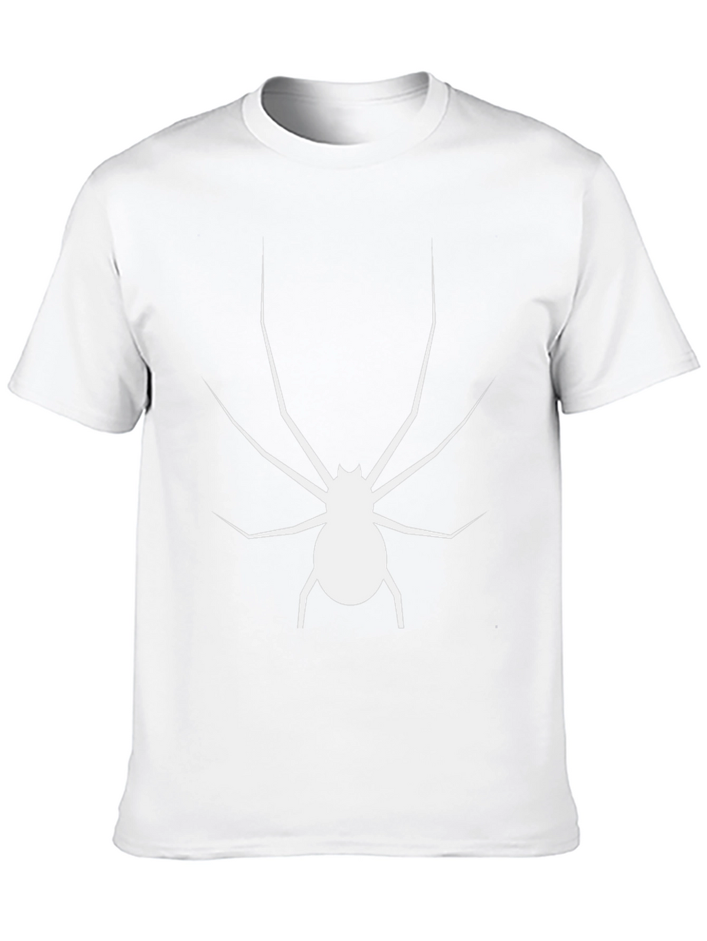 Spider Graphic Tee - Black Cotton T-Shirt