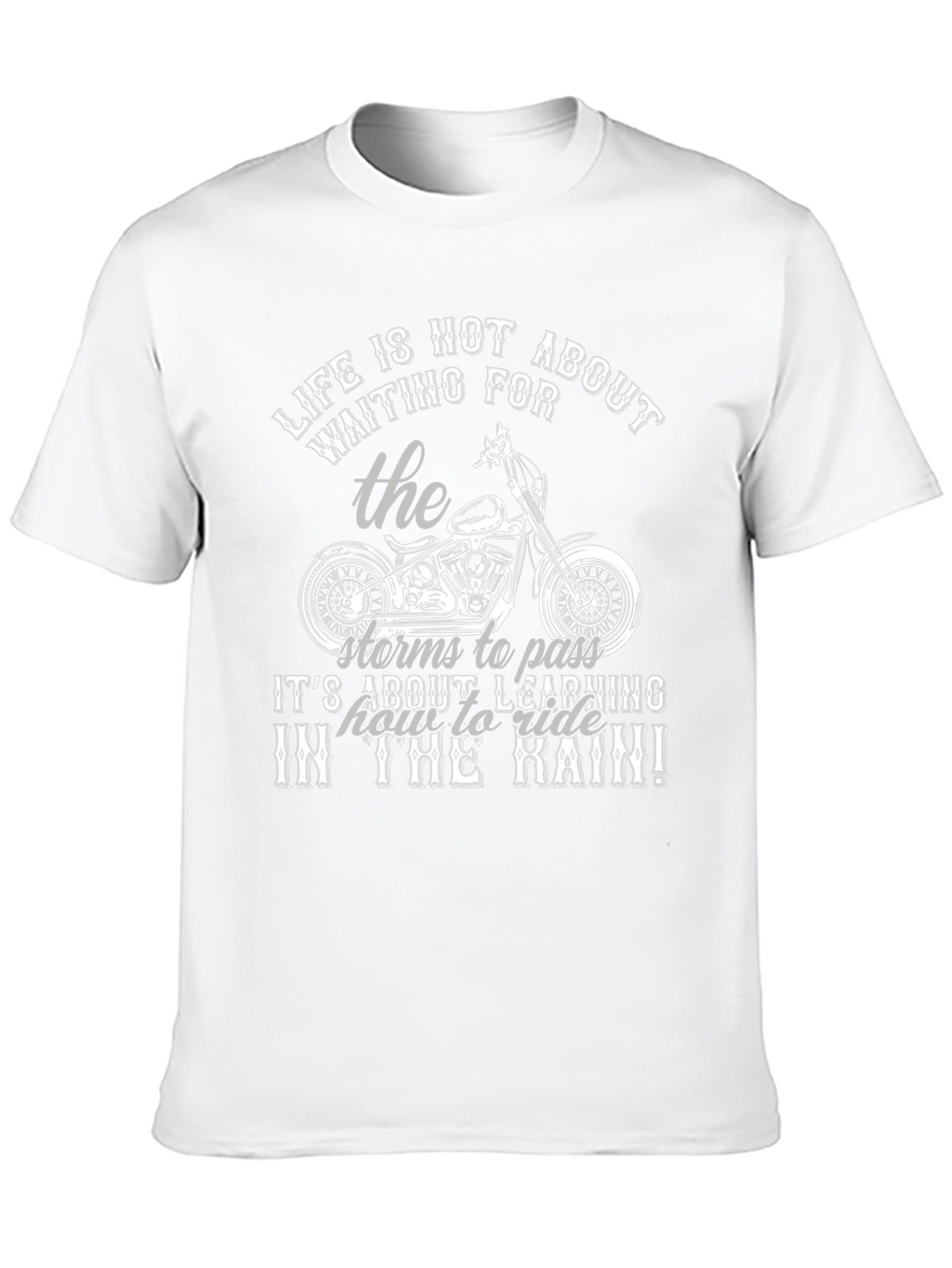 Lifes Ride T-Shirt - Motorcycle Design