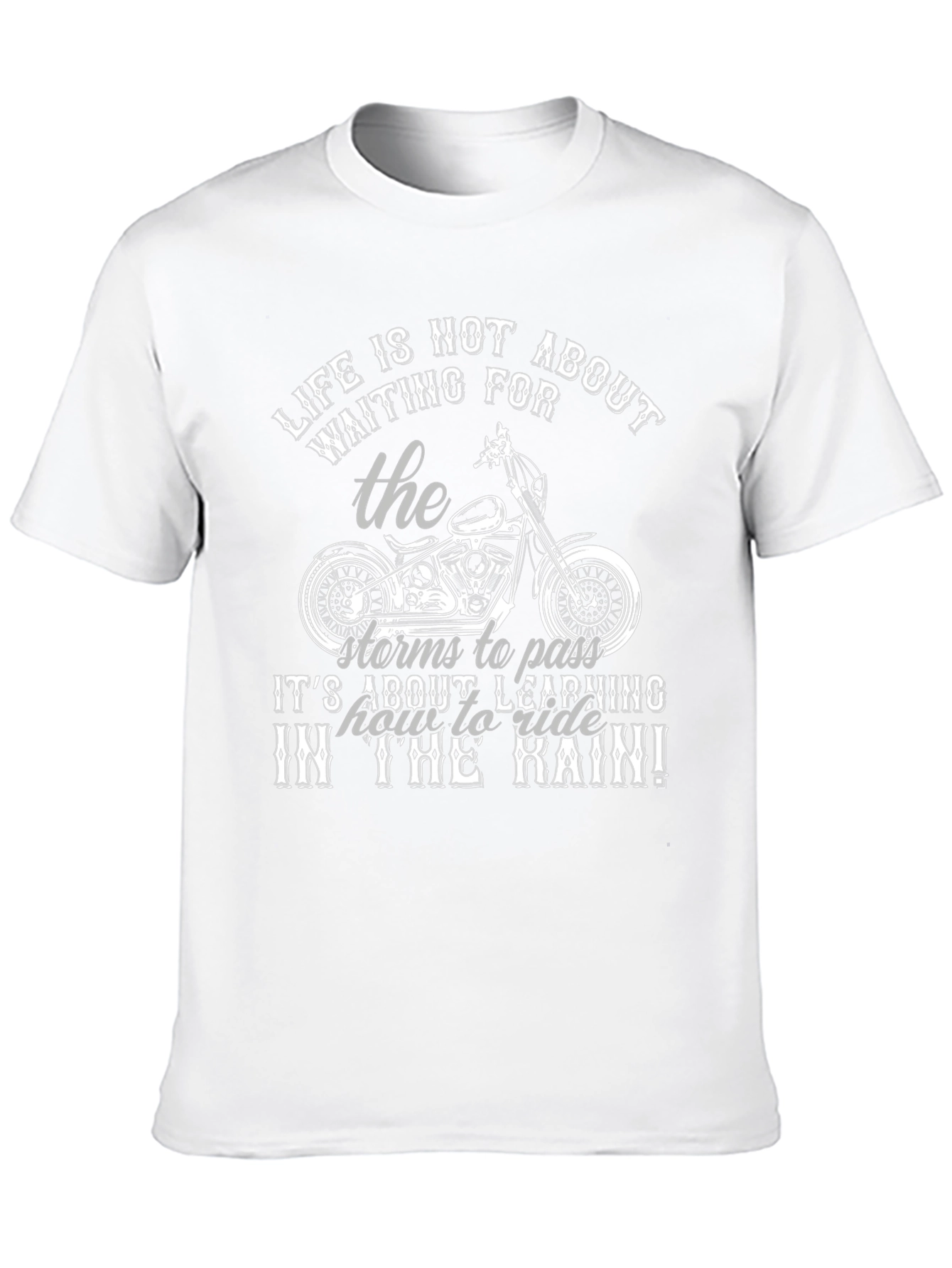 Lifes Ride T-Shirt - Motorcycle Design