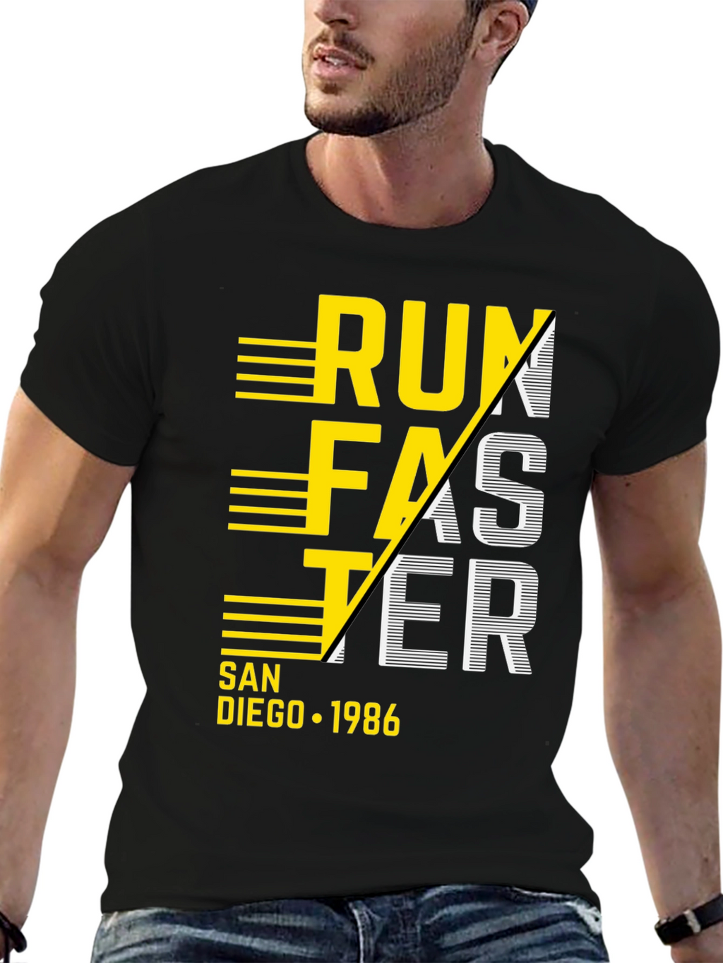Run Faster San Diego Graphic Tee
