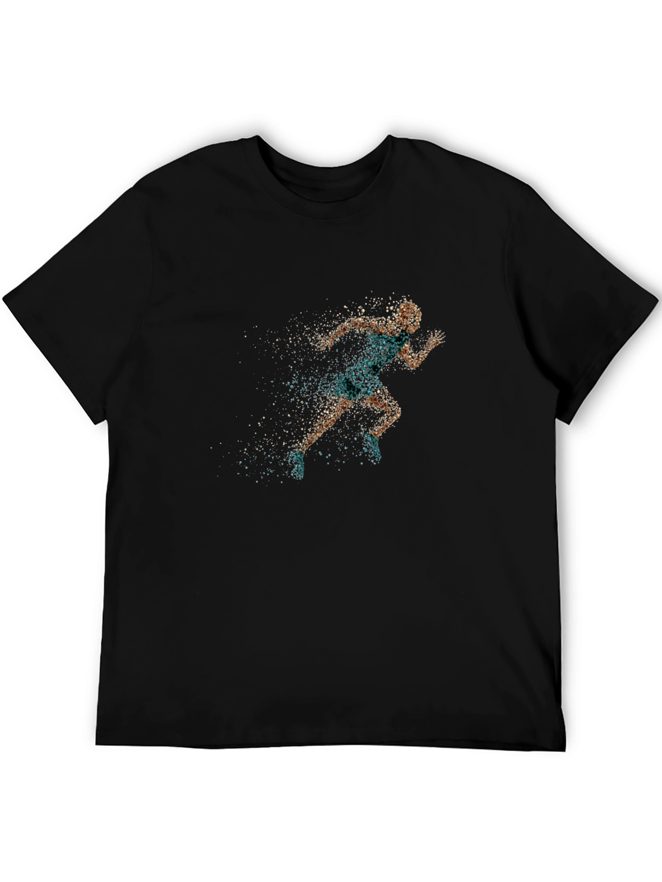 Runner Graphic T-Shirt - Black Athletic Style