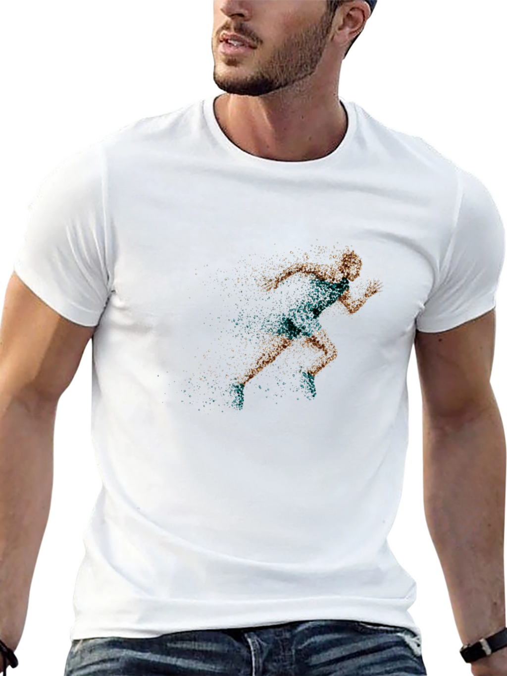 Runner Graphic T-Shirt - Black Athletic Style
