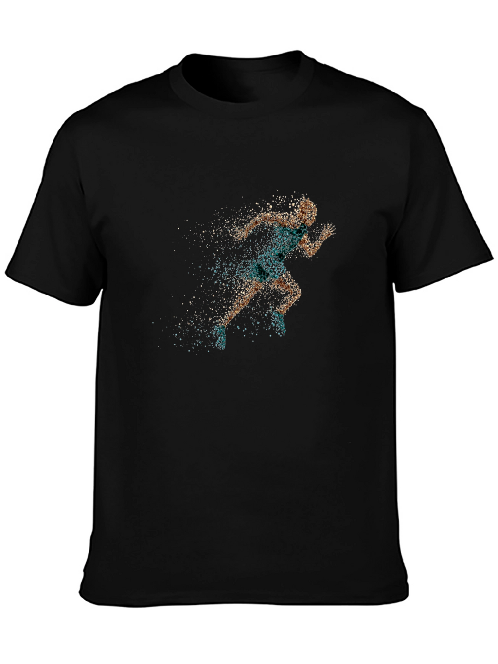 Runner Graphic T-Shirt - Black Athletic Style