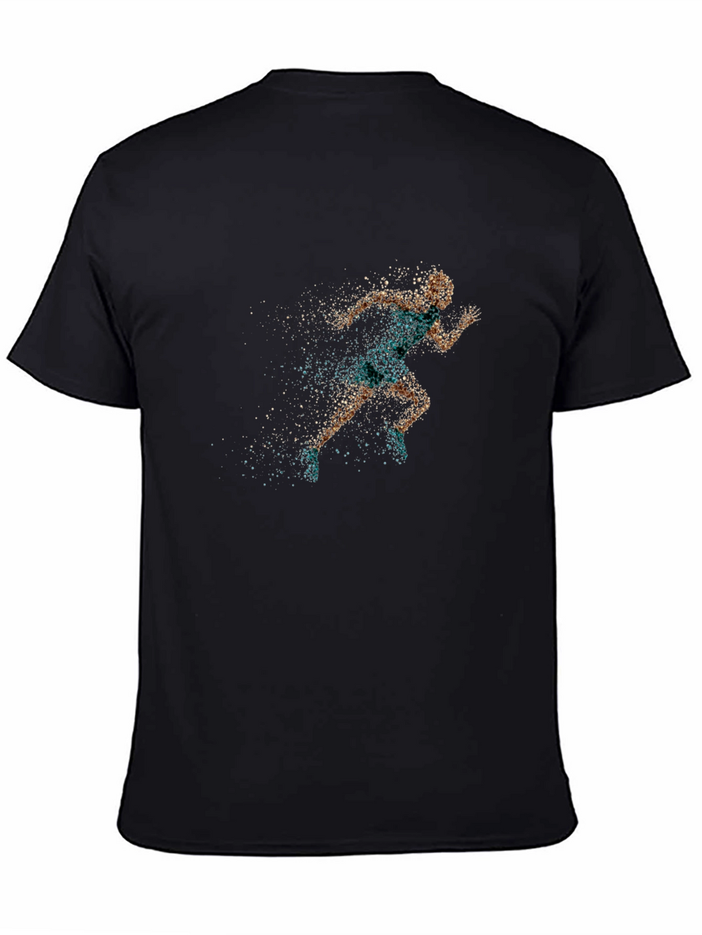 Runner Graphic T-Shirt - Black Athletic Style