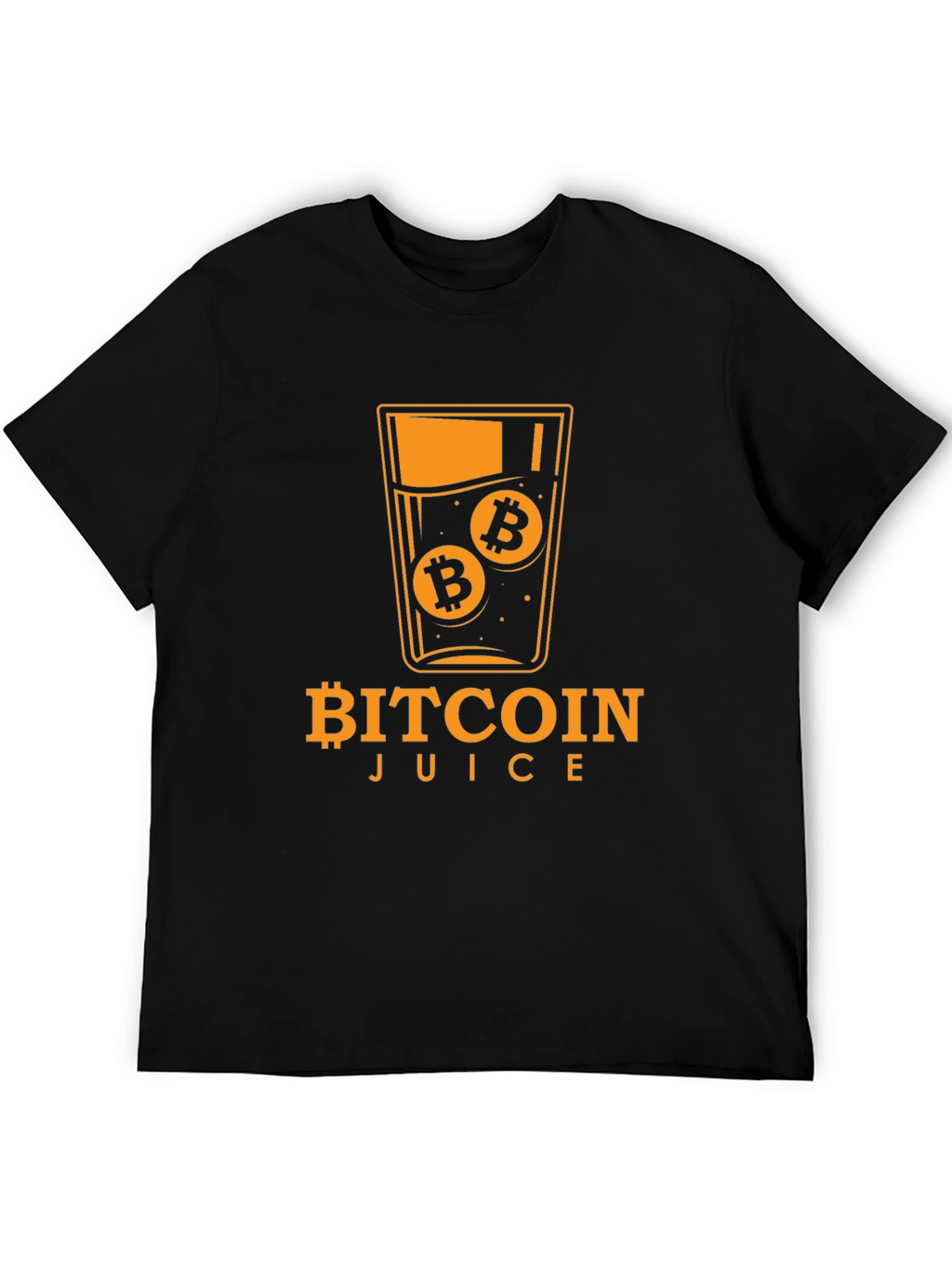 Bitcoin Juice Graphic Tee - Crypto Fan Apparel