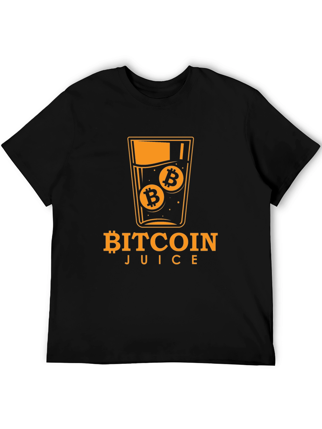 Bitcoin Juice Graphic Tee - Crypto Fan Apparel