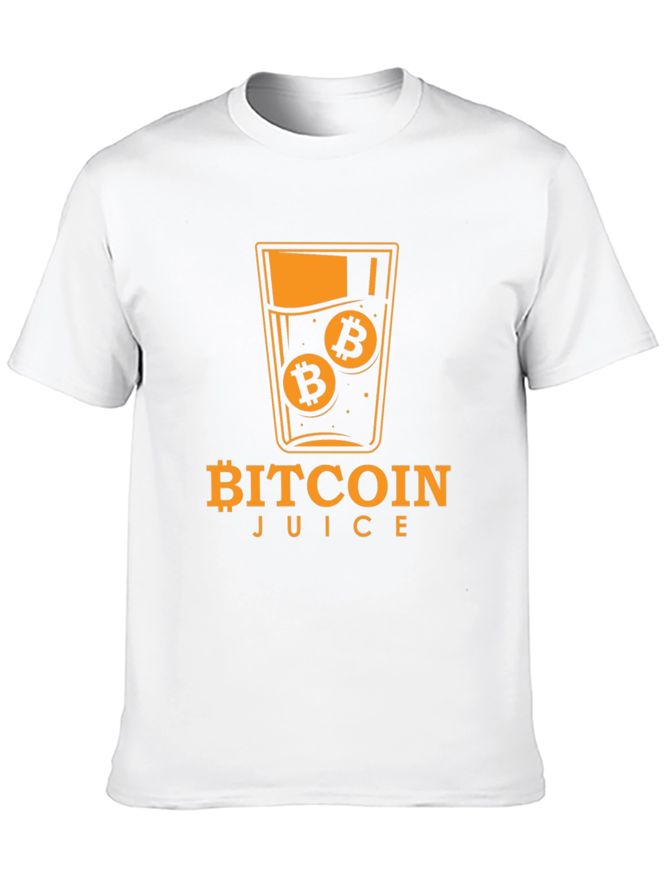 Bitcoin Juice Graphic Tee - Crypto Fan Apparel