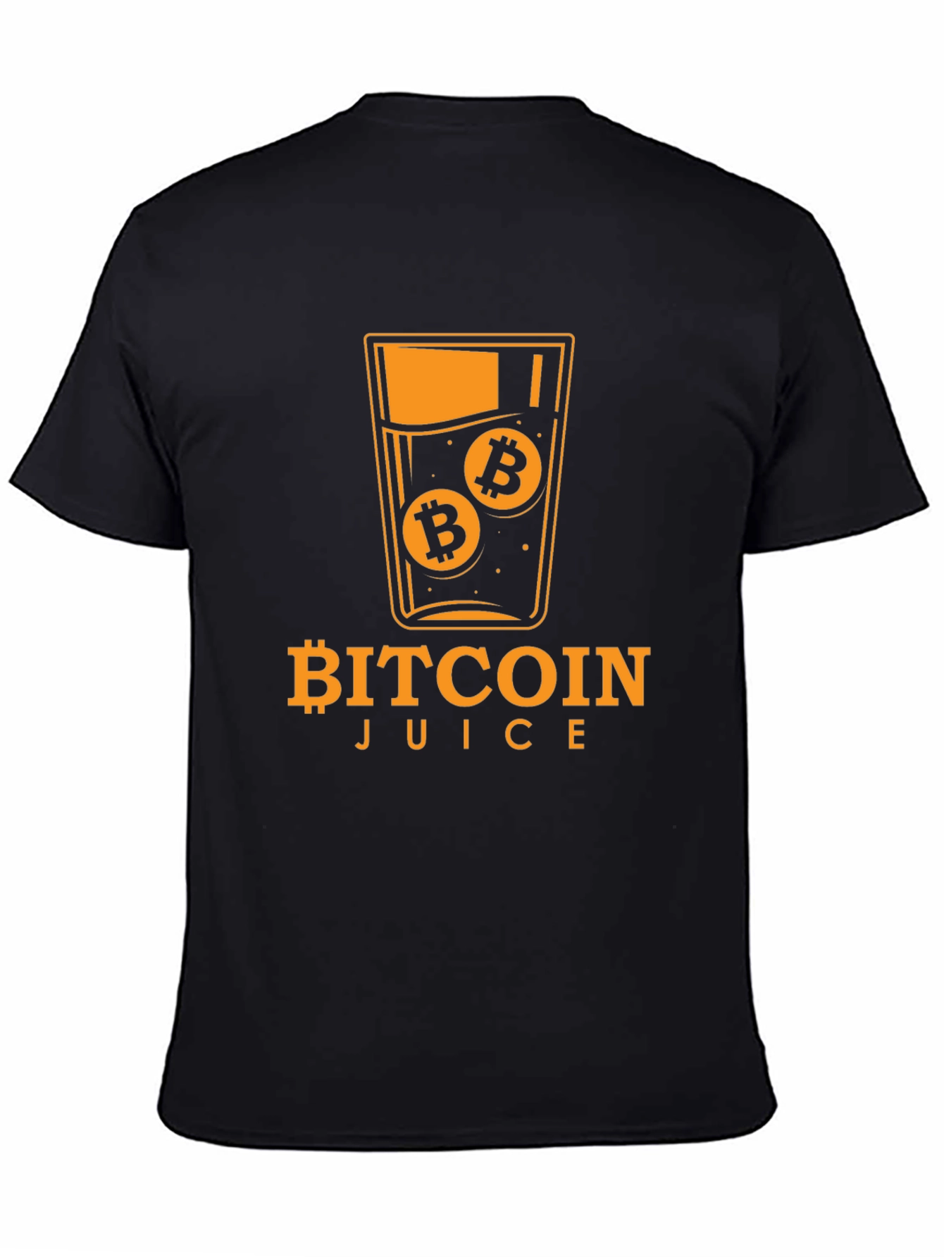 Bitcoin Juice Graphic Tee - Crypto Fan Apparel
