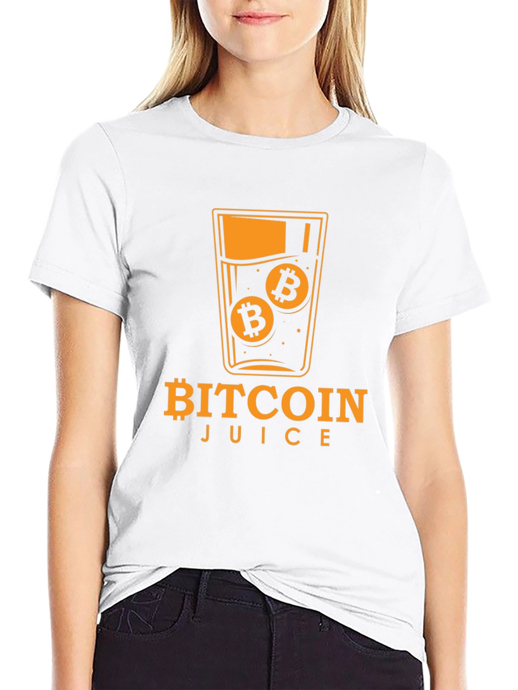 Bitcoin Juice Graphic Tee - Crypto Fan Apparel