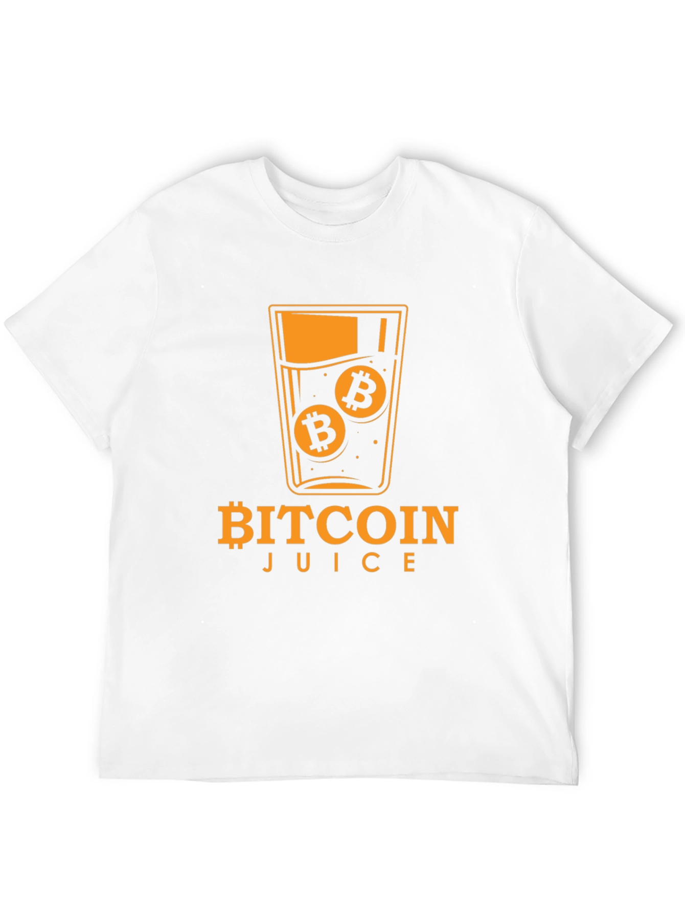 Bitcoin Juice Graphic Tee - Crypto Fan Apparel