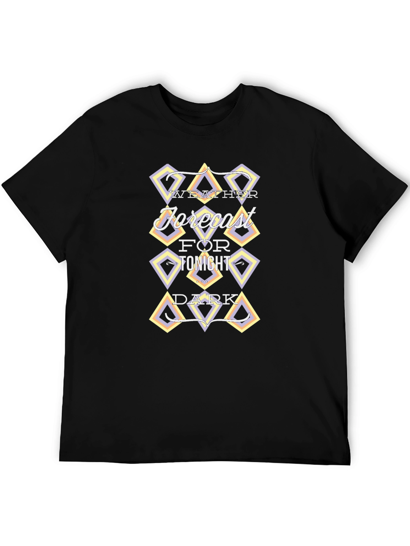 Weather Forecast Dark Graphic T-Shirt