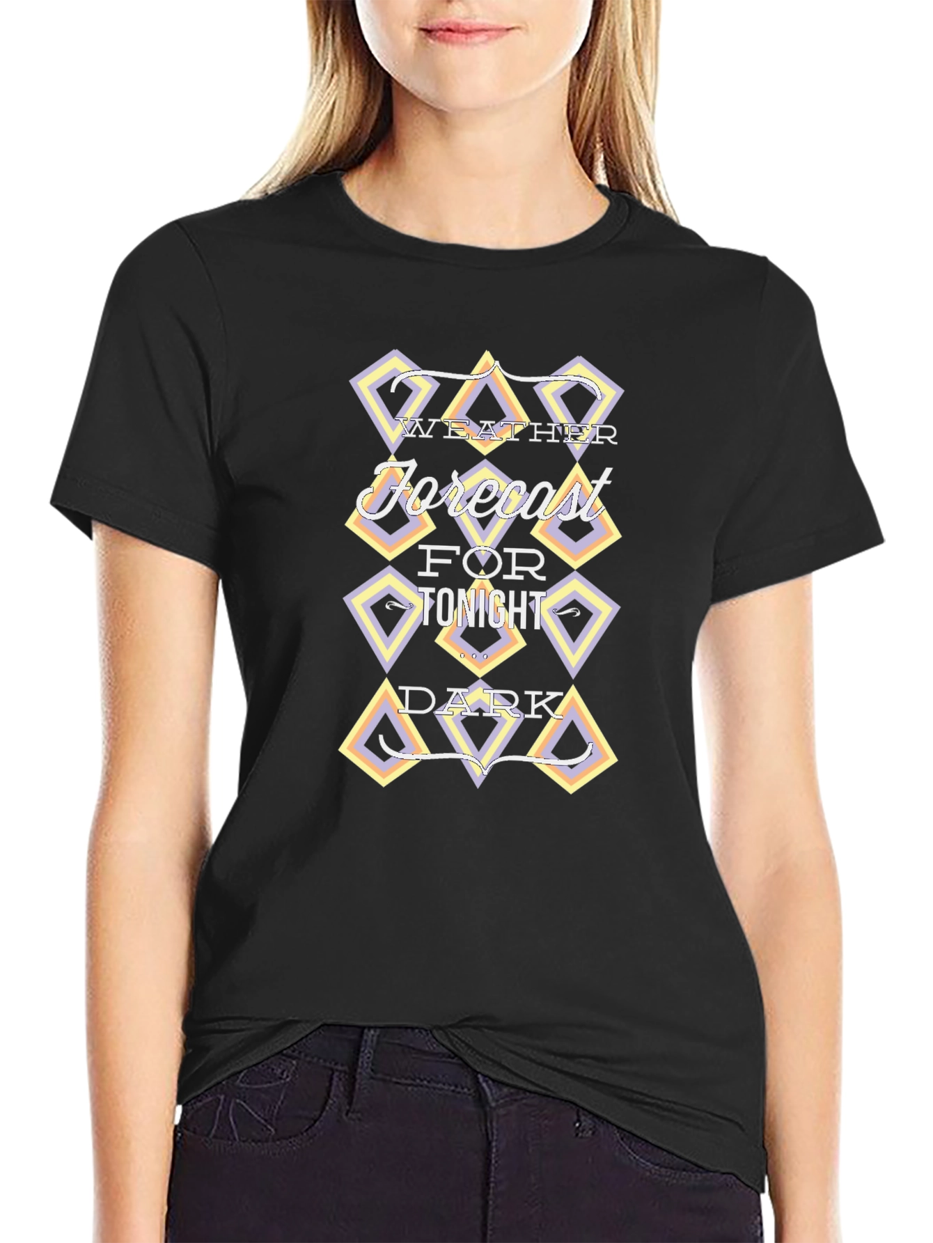 Weather Forecast Dark Graphic T-Shirt