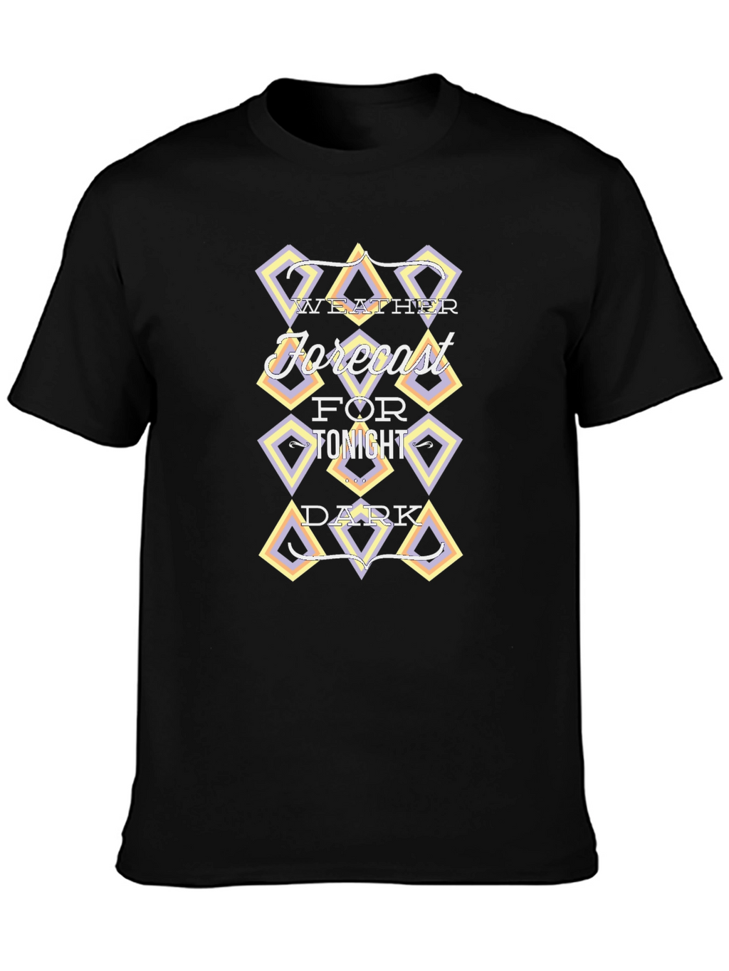 Weather Forecast Dark Graphic T-Shirt