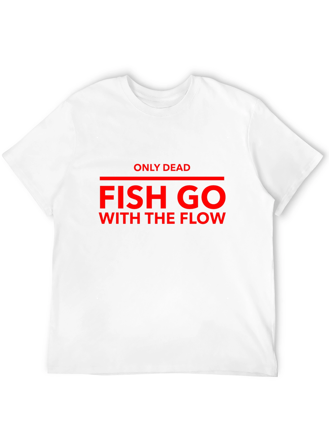 Dead Fish With the Flow Graphic T-Shirt