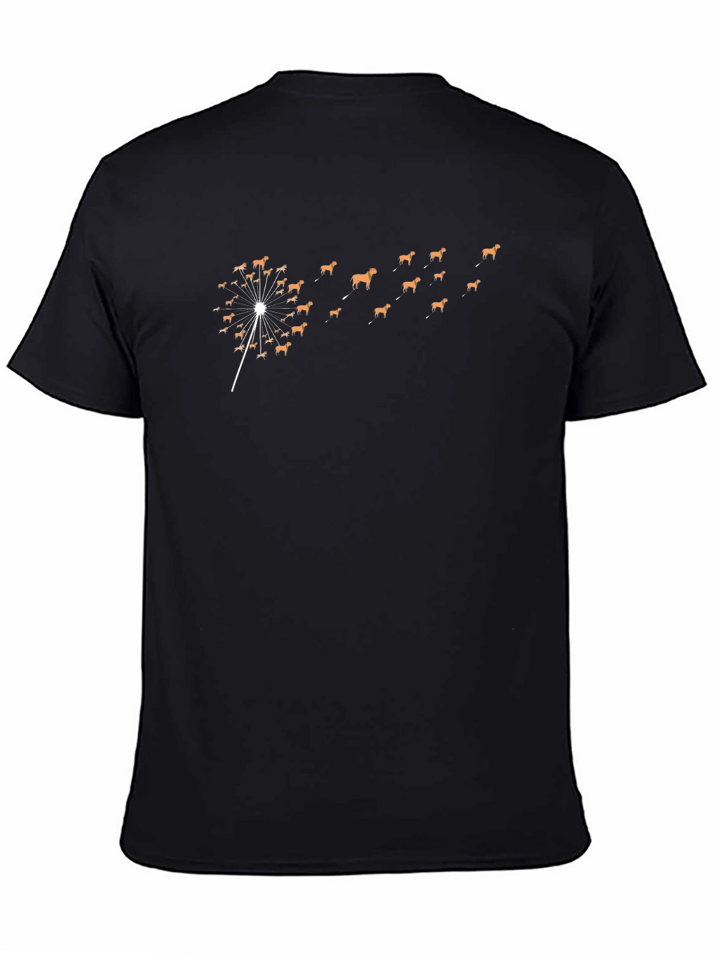 Dog Dandelion T-Shirt - Blowing Away in Style!