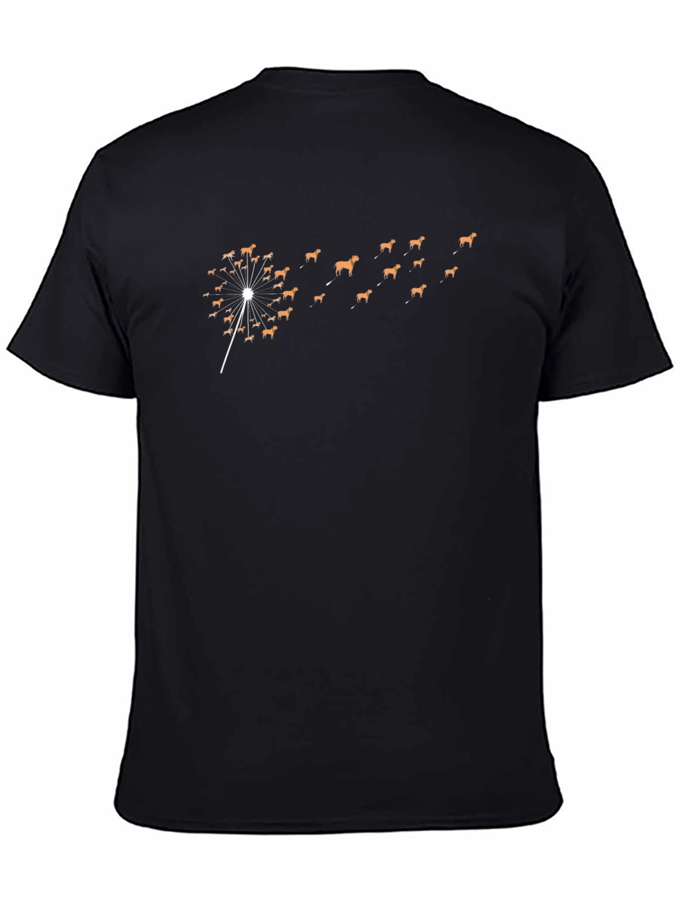Dog Dandelion T-Shirt - Blowing Away in Style!