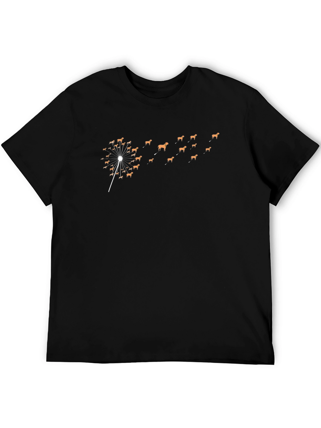 Dog Dandelion T-Shirt - Blowing Away in Style!