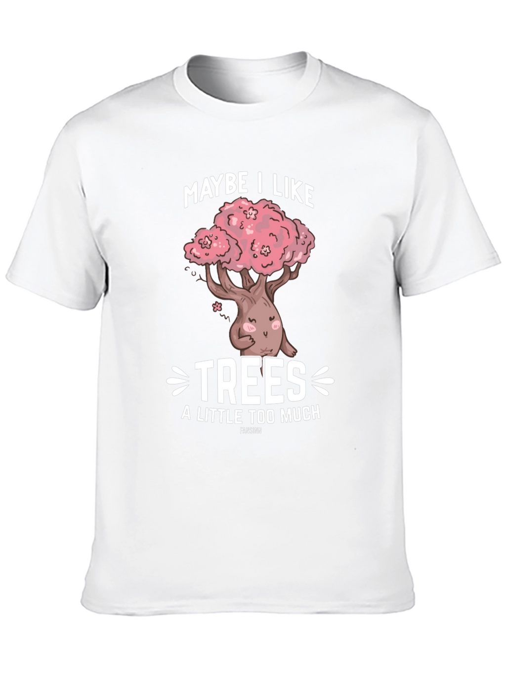 Maybe I Like Trees Black Graphic Tee