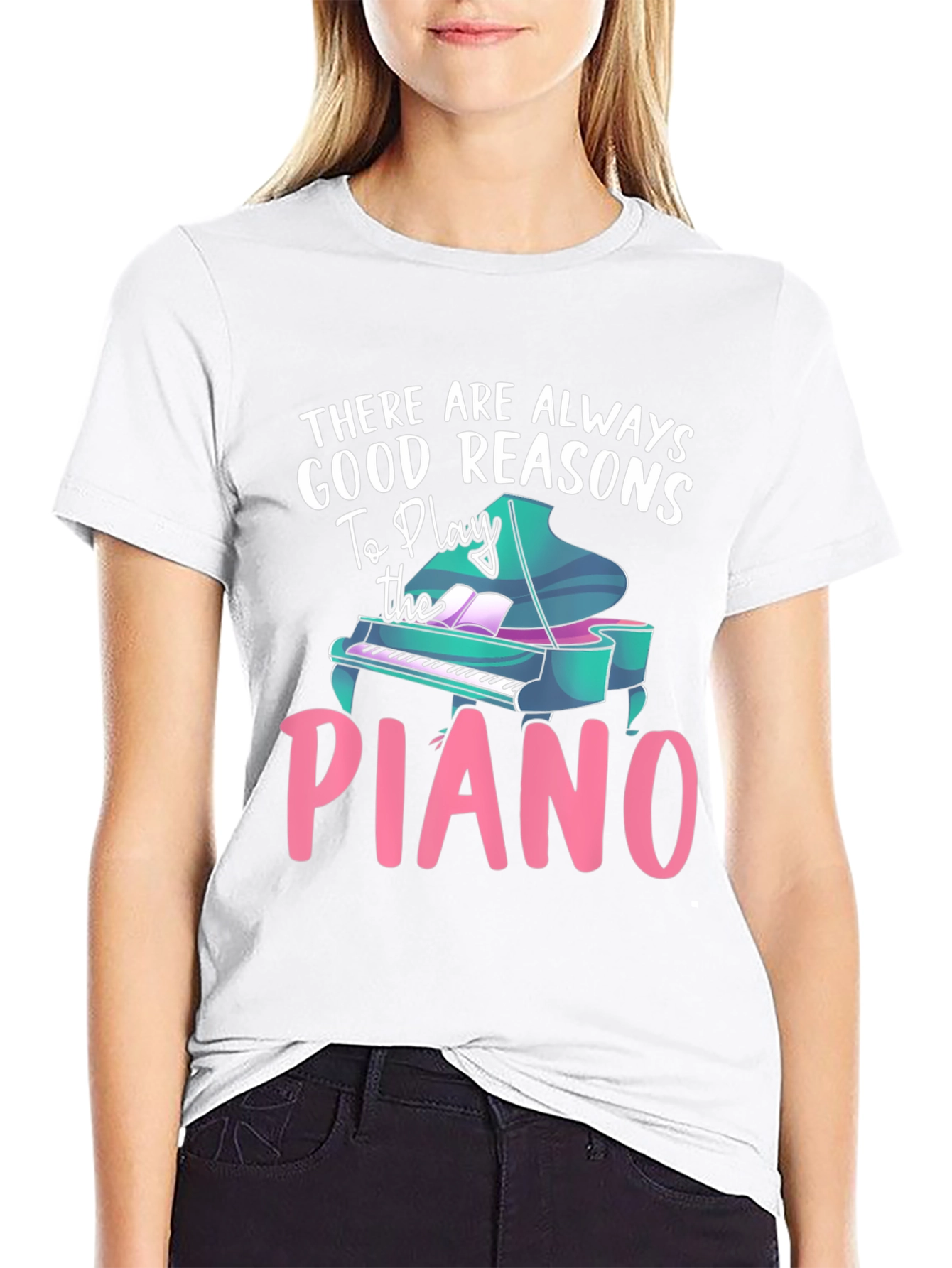 Piano Lover T-Shirt - Good Reasons To Play