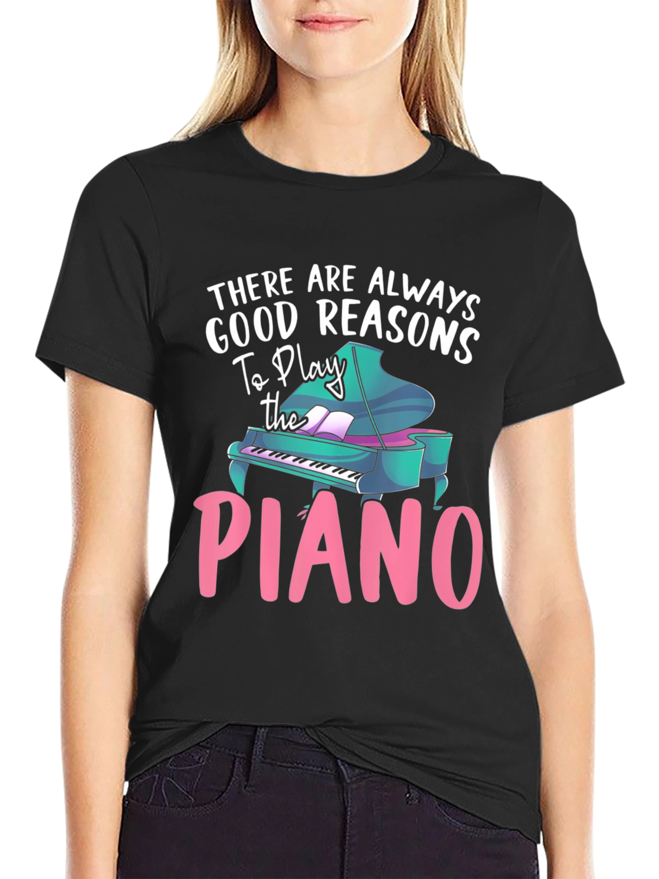 Piano Lover T-Shirt - Good Reasons To Play