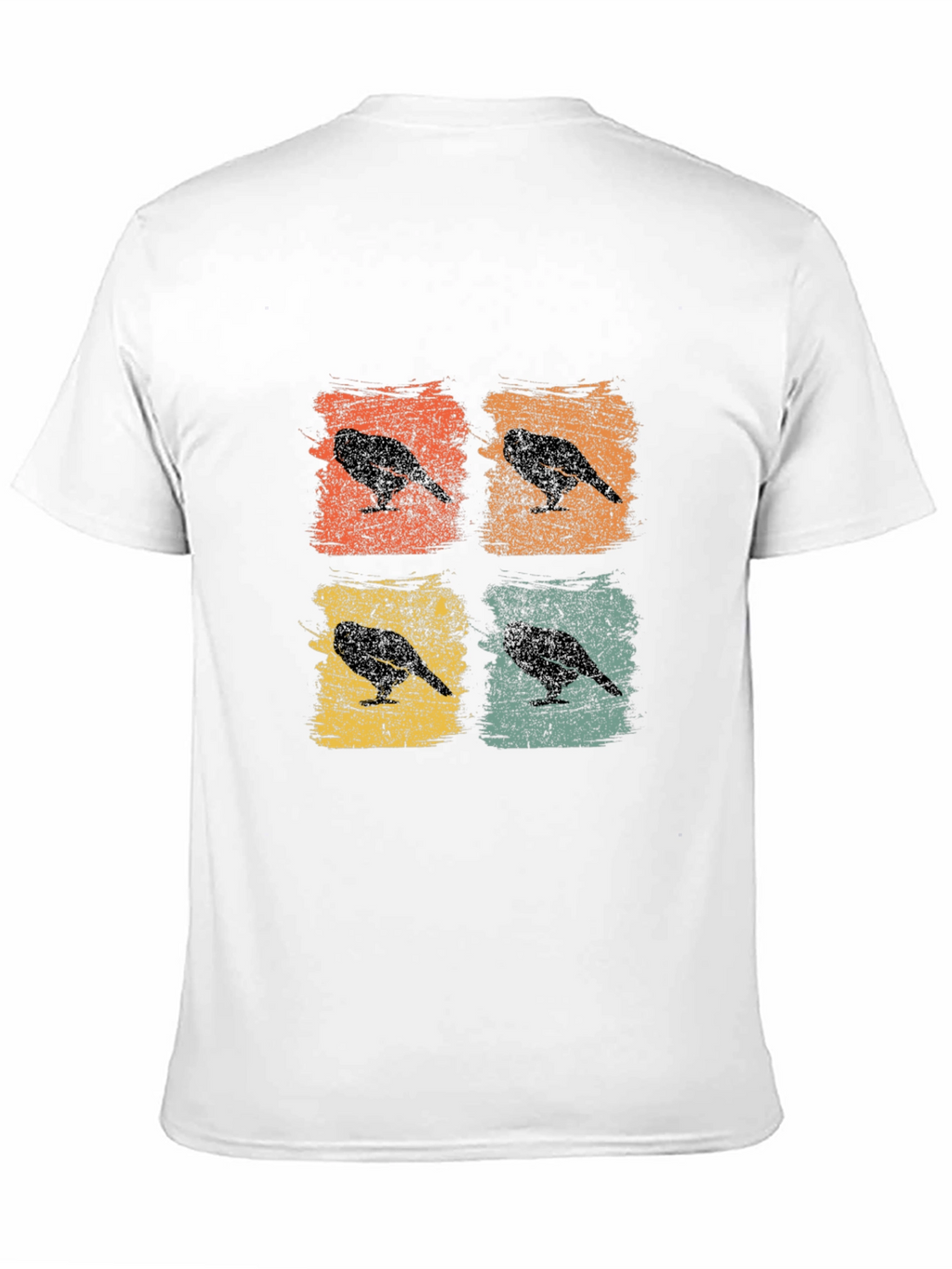 Retro Crow Pop Art T-Shirt