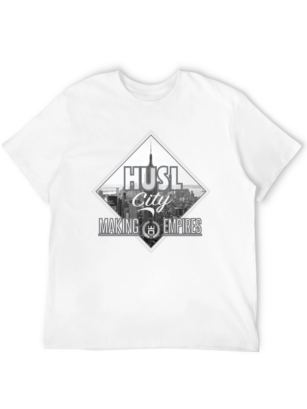 Hustl City Empire Black T-Shirt