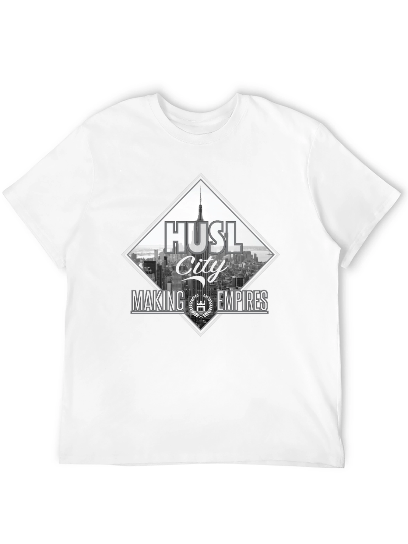 Hustl City Empire Black T-Shirt
