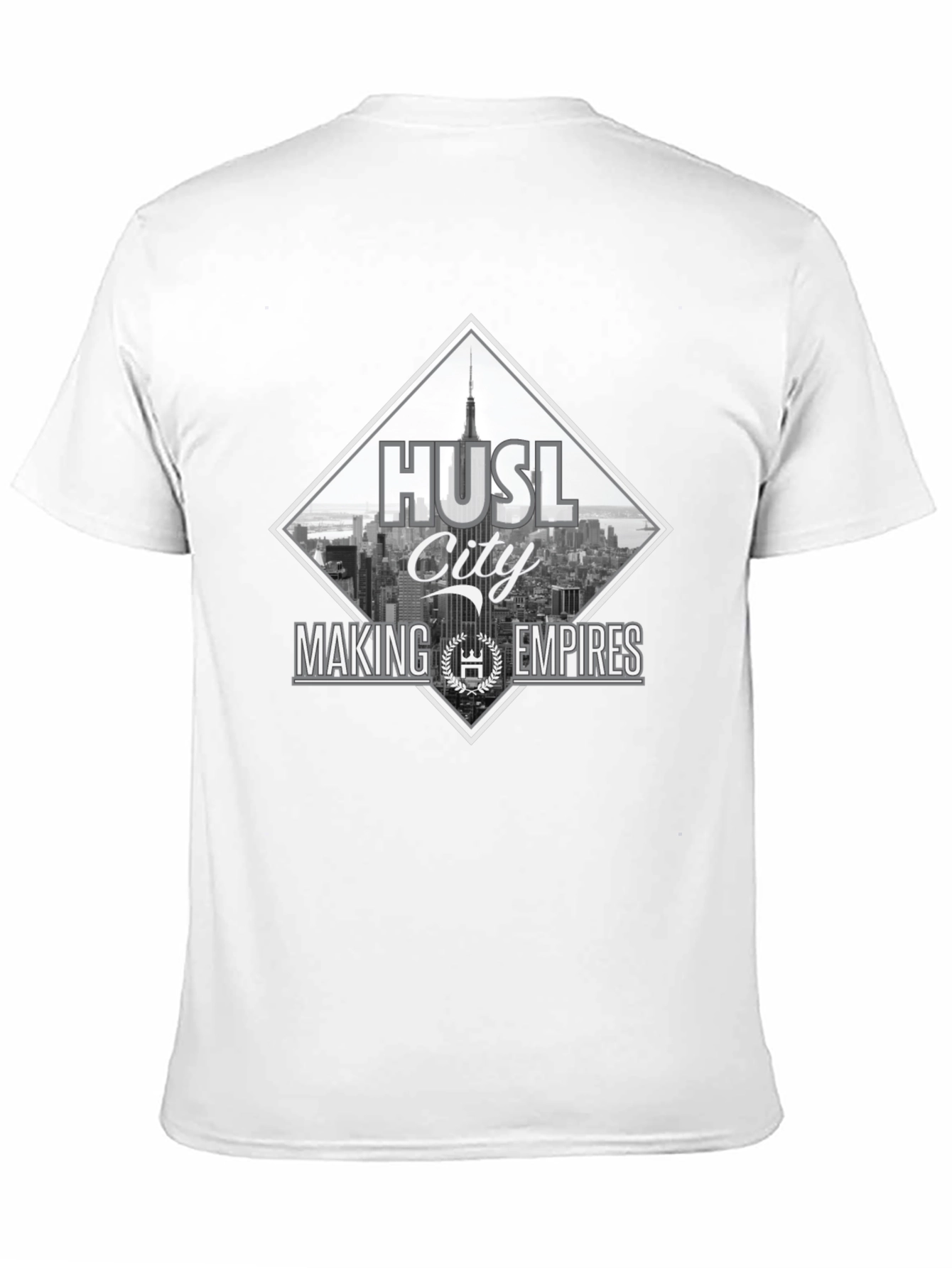 Hustl City Empire Black T-Shirt