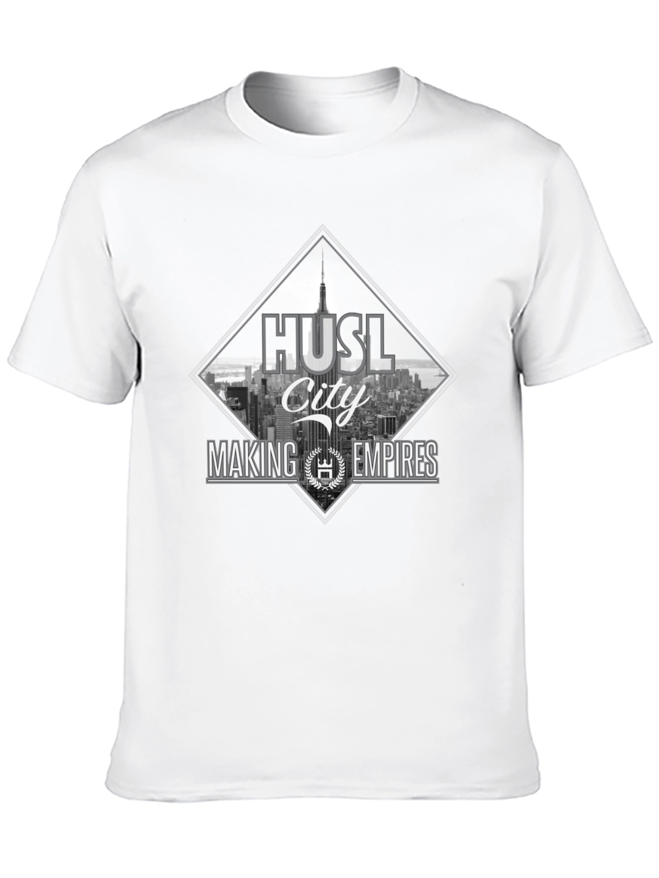 Hustl City Empire Black T-Shirt
