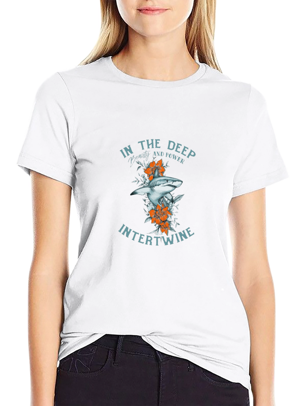 Shark Graphic Tee - In The Deep Intertwine
