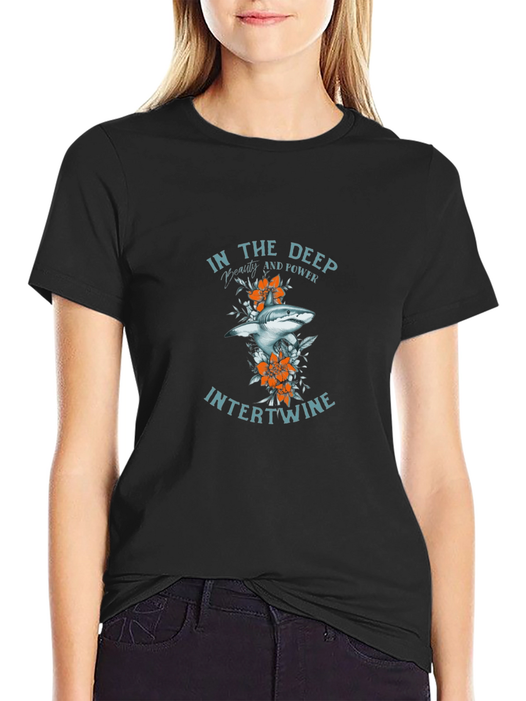 Shark Graphic Tee - In The Deep Intertwine