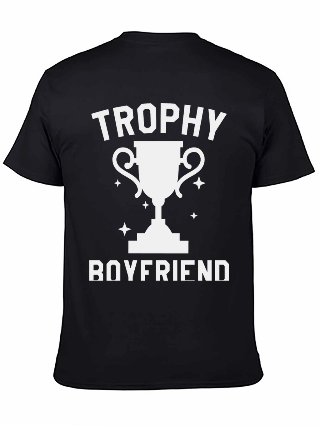 Trophy Boyfriend Graphic Tee - Black T-Shirt